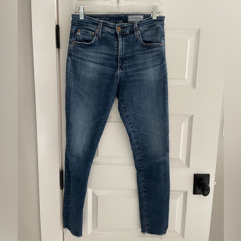 AG Jeans - Farrah Skinny Ankle High-rise Skinny Ankle - size 29R